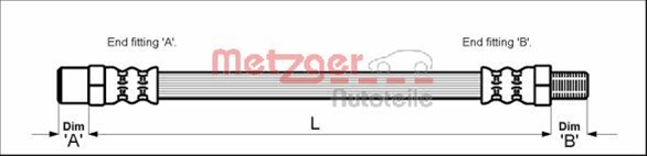 METZGER 4114714 4114714 FÉKCSO - METZGER